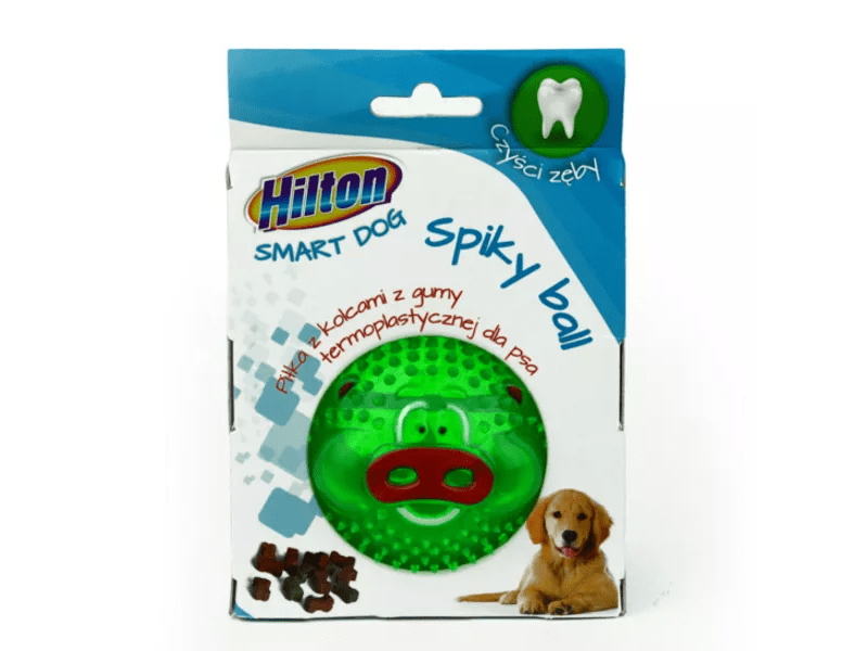 Hilton Smart Dog Spiky Ball interaktív kutyajáték, zöld