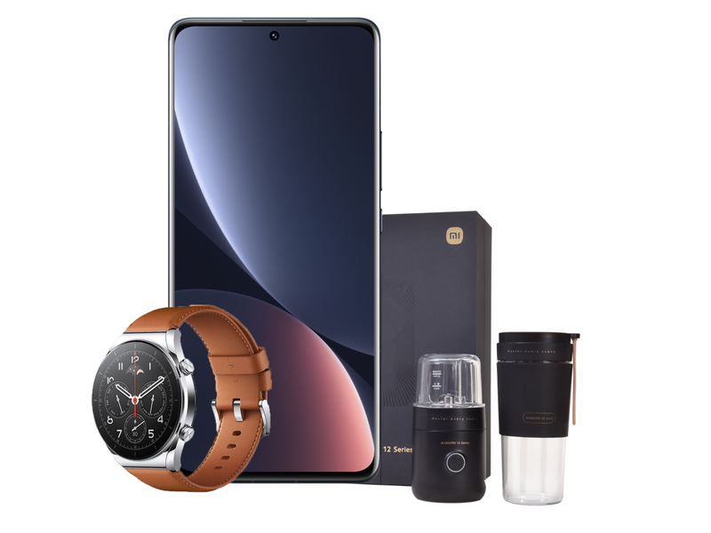 Xiaomi 12 Pro Okostelefon, szürke + Xiaomi Watch S1 + GiftBox