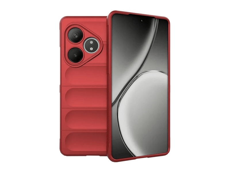 Gigapack Realme GT 6/6T Szilikon tok, piros (GP-159118)