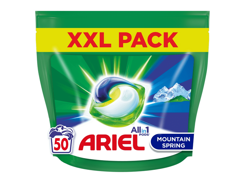 Ariel All-in-1 PODS Mountain Spring Mosókapszula, 50 db