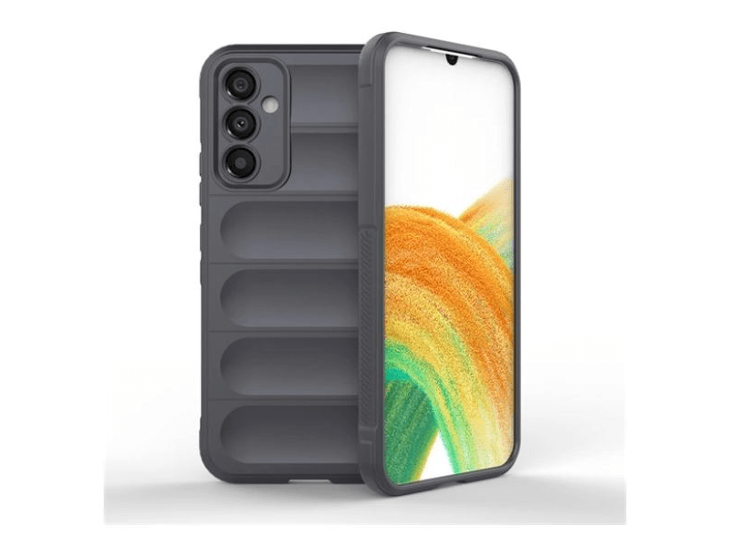 Gigapack Samsung Galaxy A34 5G Szilikon tok, sötétszürke (136811)
