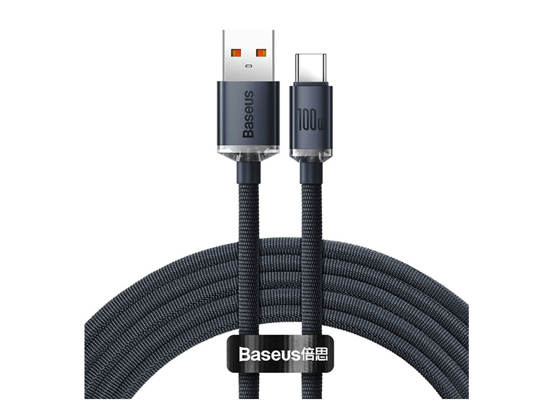 Baseus Crystal Shine USB-A – USB-C kábel, 2 m (CAJY000501)