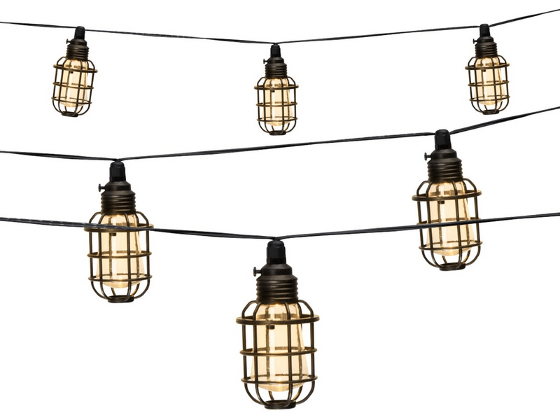 Grundig Solar fényfüzér, lámpás, 10 db