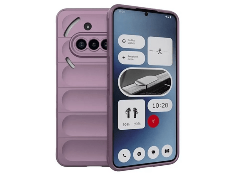 Gigapack Nothing Phone (3a) Szilikon tok, lila (GP-179972)