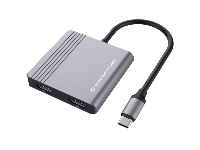 Conceptronic DONN13G 4in1 USB-C dokkolóállomás