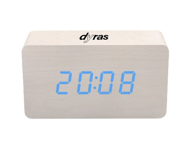 Dyras ALCL-002WH Ébresztőóra, fehér