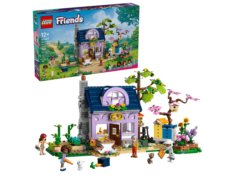 LEGO® Friends Méhészek háza és virágoskert (42669)