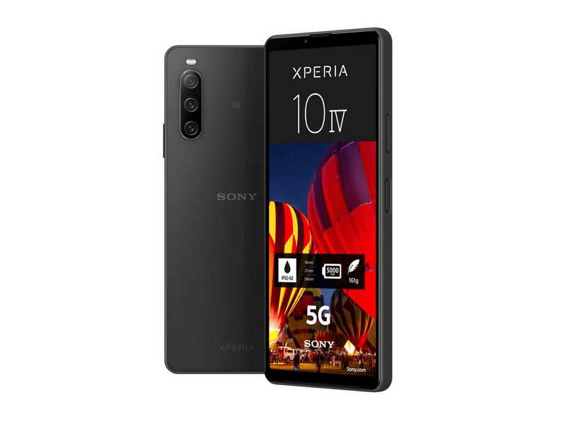 Sony Xperia 10 IV 6/128GB Okostelefon, fekete