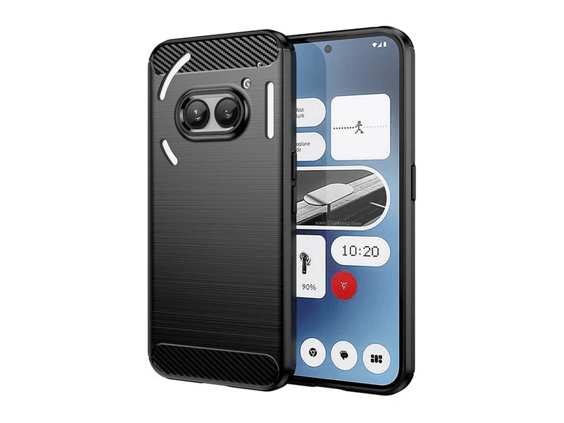 Gigapack Nothing Phone (2a)/Plus Szilikon tok, fekete (156242)