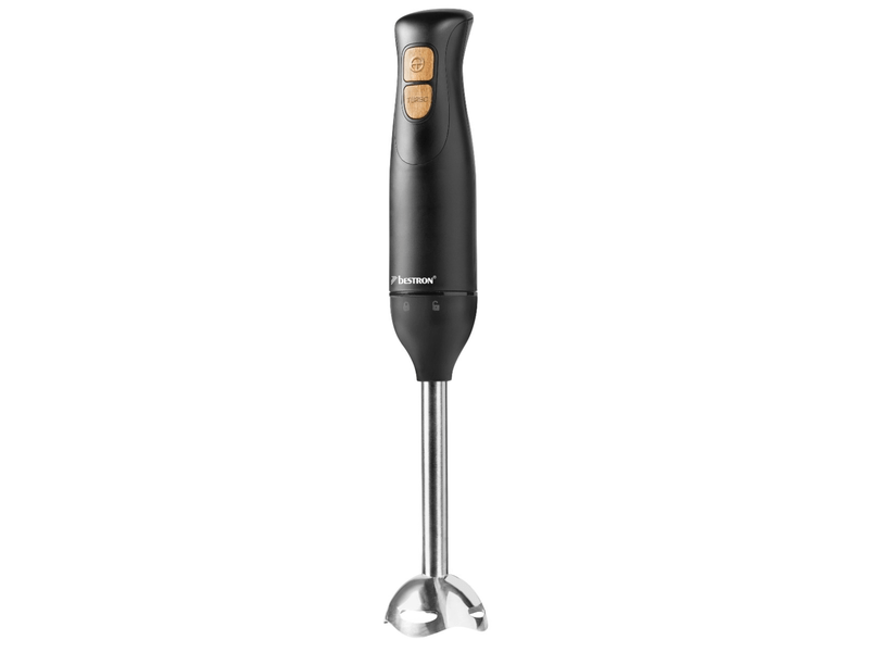 Botmixer,600W,fekete/fa