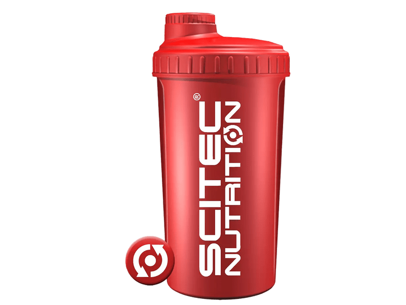 Scitec Csavaros shaker, 700 ml, piros