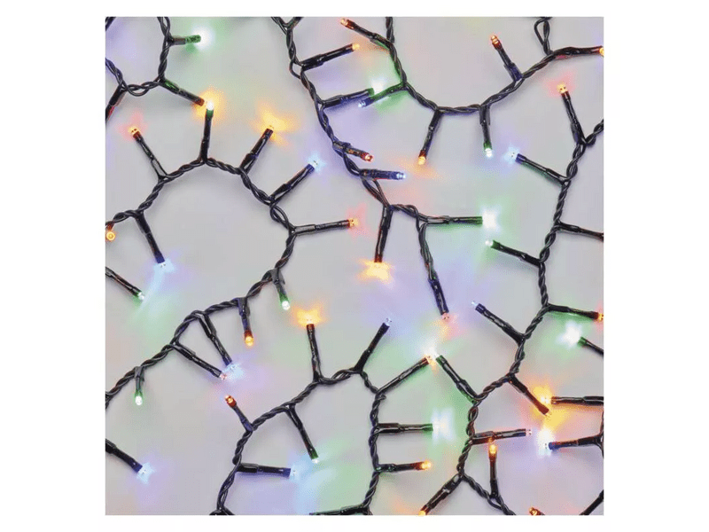 EMOS LED karácsonyi fényfüzér süni, 8 m, színes (D4BM02)