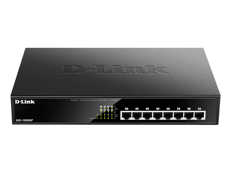D-Link DGS-1008MP 8x1000Mbps (8xPOE) Switch