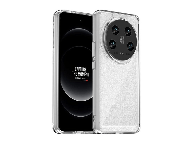 Gigapack Xiaomi 14 Ultra 5G Szilikon tok, átlátszó (156081)