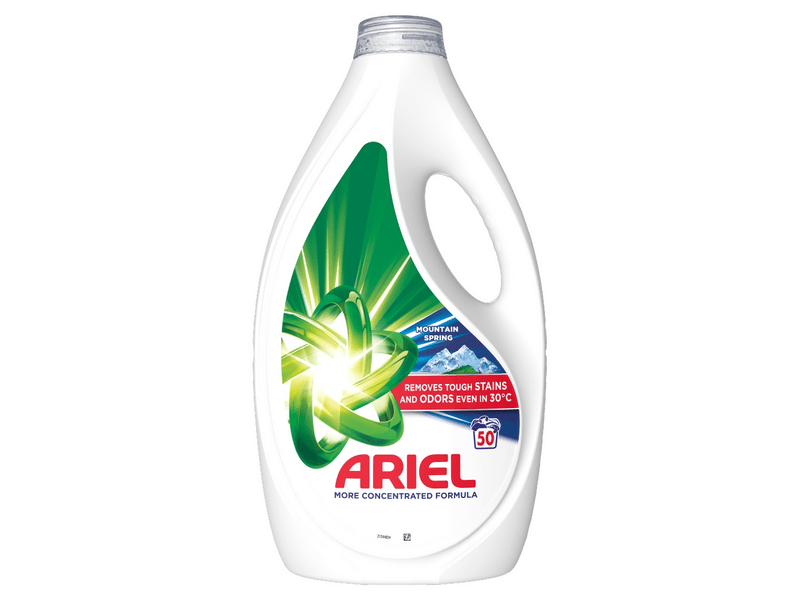 Ariel Mountain Spring Folyékony mosószer 50 mosáshoz, 2.25L