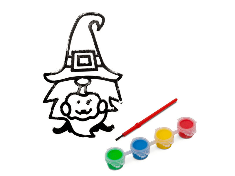 Family 56548A Halloween-i kifesthető ablakdekor - manó