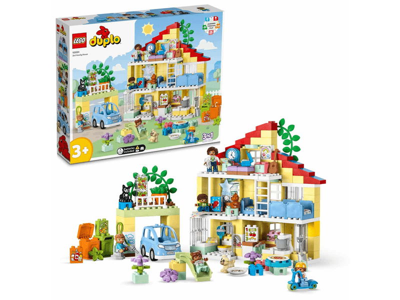 LEGO® DUPLO® City Adventures 3 u 1 obiteljska kuća (10994)