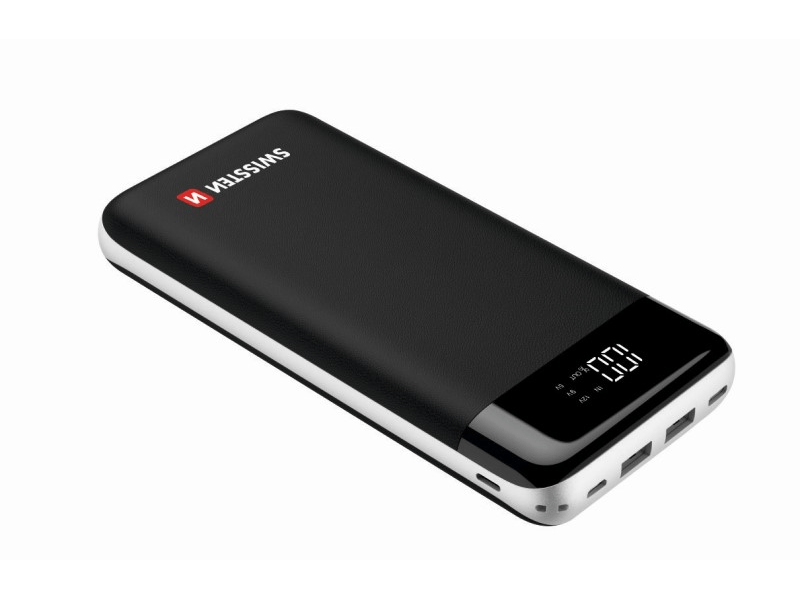 Swissten Black Core Power bank, 30000 mAh (22013929)