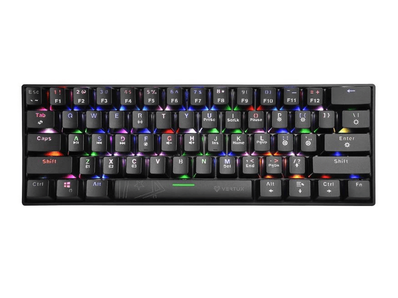 Vertux VertuPro Vezeték nélküli mini gamer billentyűzet, angol