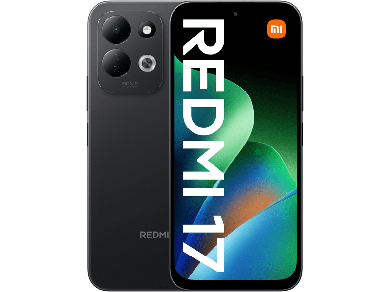 Xiaomi Redmi 17 4/128GB Okostelefon, fekete