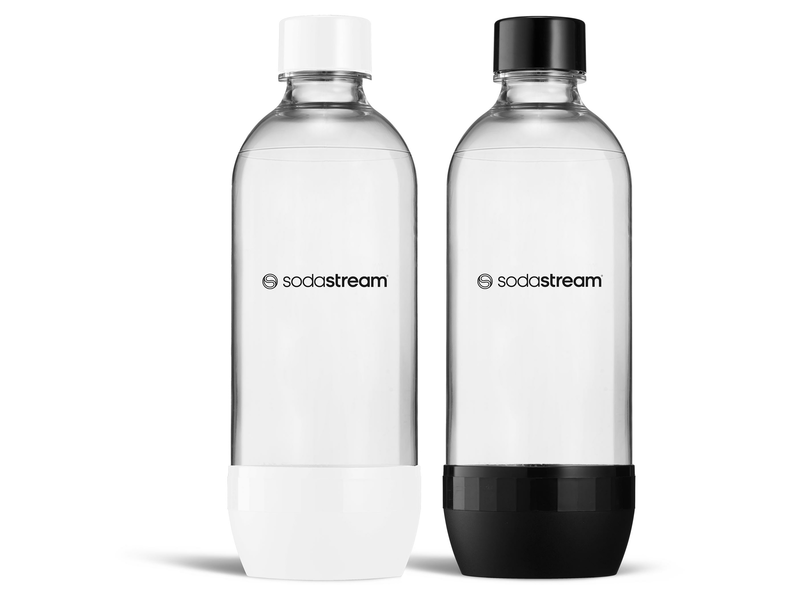 SodaStream Jet Black&White 1L-es palack, 2 db