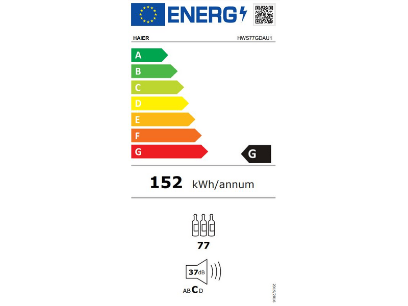 Haier HWS77GDAU1 Bortemperáló