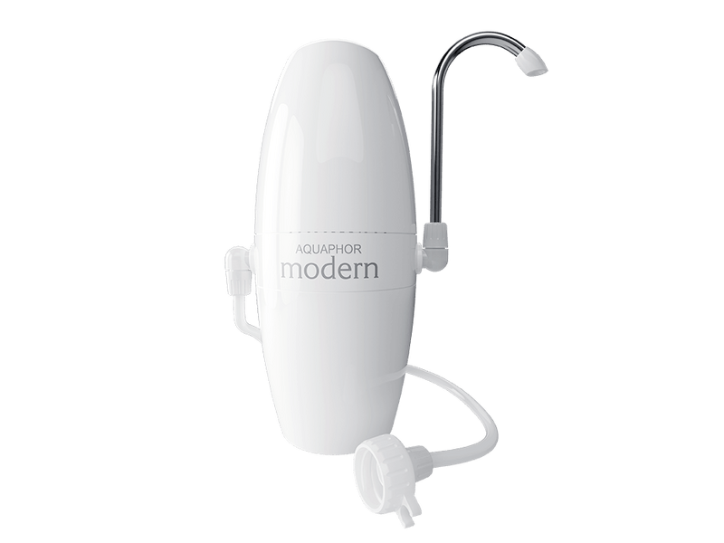 Aquaphor Modern V2 csapra szerelhető víztisztító, fehér (516989)