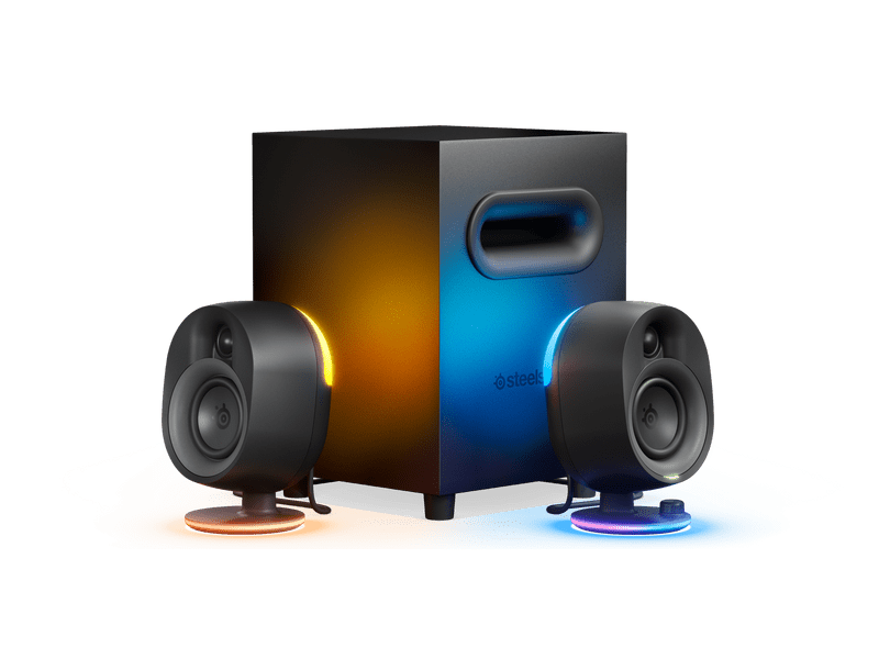 SteelSeries Arena 7 2.1 RGB Gamer hangszóró, fekete (61543)