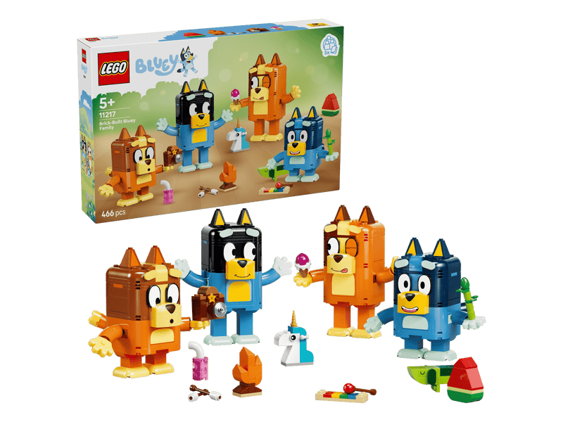 LEGO® Bluey: Bluey családja kockákból (11217)