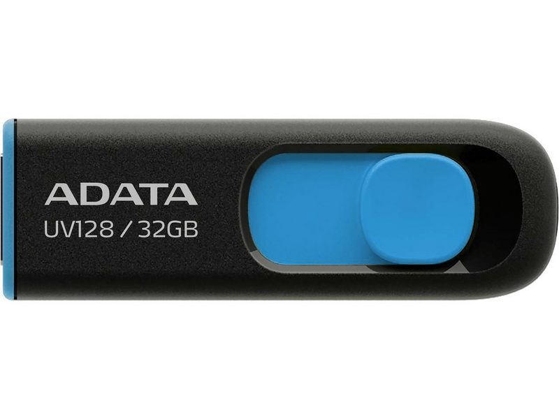 Adata UV128 32GB USB Flash Drive, crno-plavi (AUV128-32G-R)
