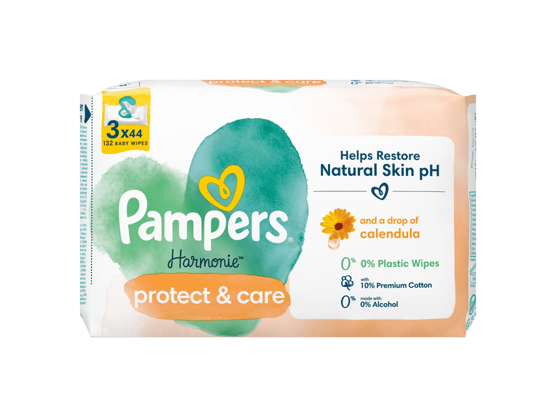 Pampers törlőkendő Harmonie 3x44db