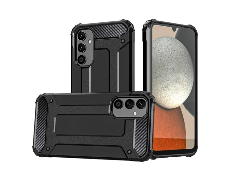 Gigapack Samsung Galaxy A34 Defender műanyag tok, fekete (136524)
