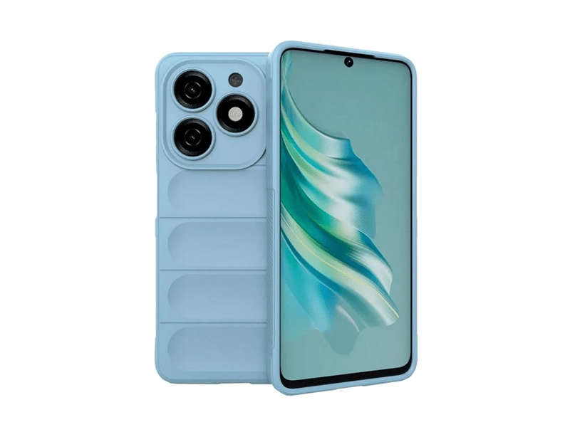 Gigapack Tecno Spark 20 Szilikon tok, világoskék (157794)