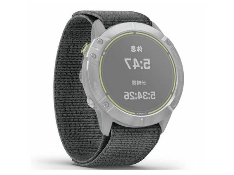 Gigapack Garmin Enduro/Fenix 26mm Nylon Pótszíj, sötétszürke (149254)