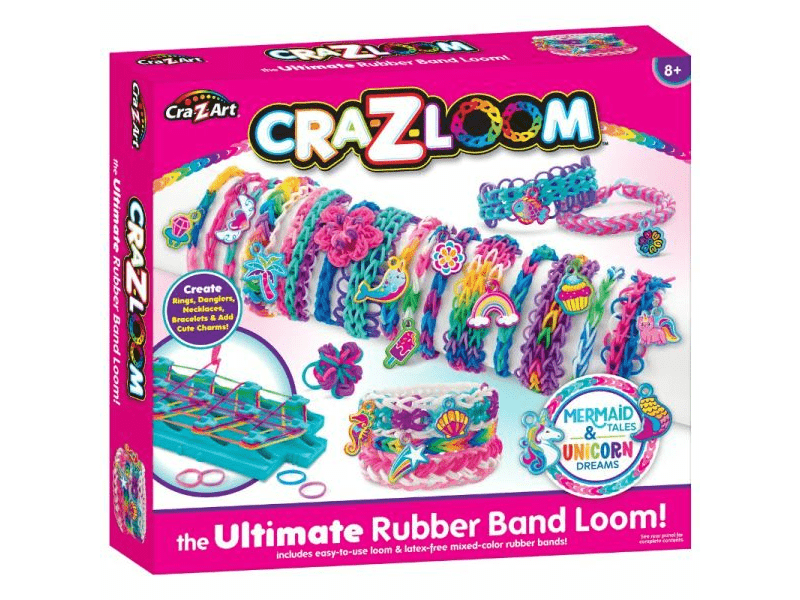 Cra-Z-Art Gumikarkötő-készítő szett – Sellők és unikornisok (17350)