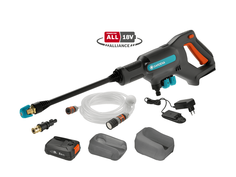 Gardena 14800-20 AquaClean 24/18V P4A Akkus magasnyomású mosó