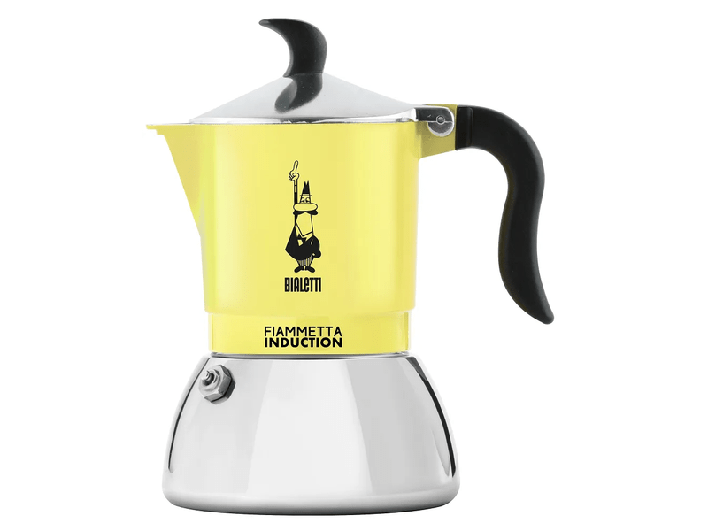 Bialetti Fiammetta Induction Primavera Kotyogós kávéfőző, sárga (6577)