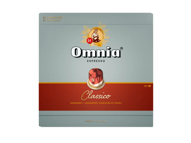 Omnia Espresso Classico Kávékapszula, 20 db