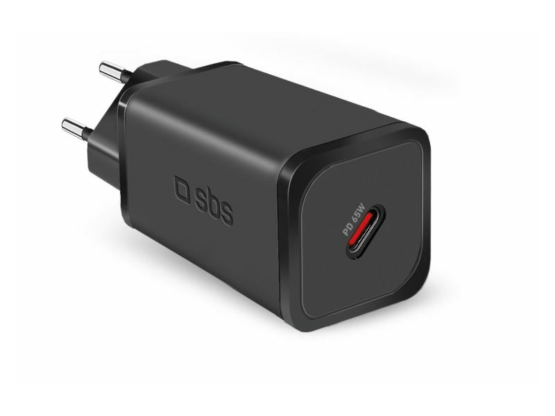 SBS  Mini GaN töltő PD 65W, fekete