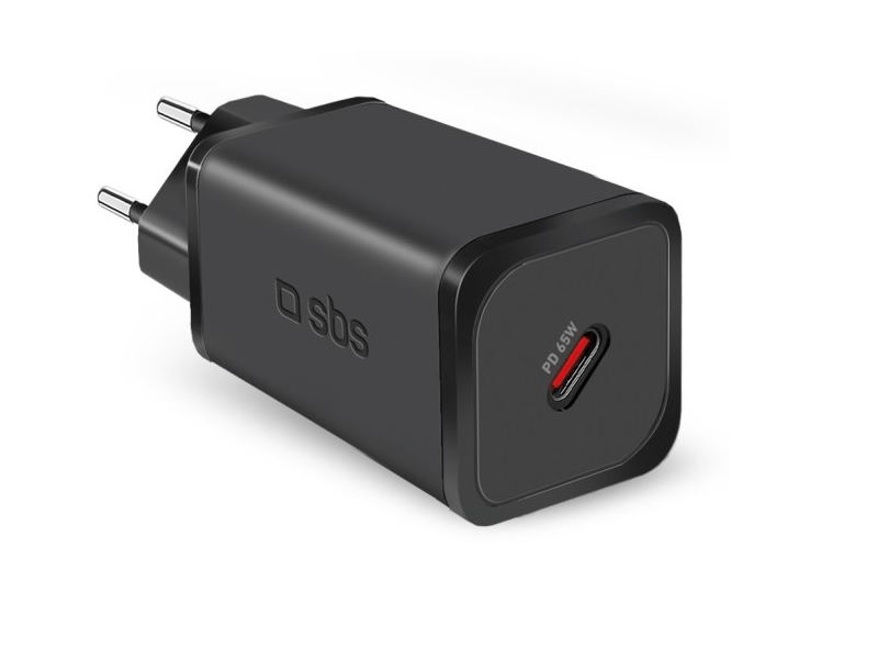 SBS 65W GaN PD USB-C Hálózati töltő, fekete (TETRGAN1C65W)