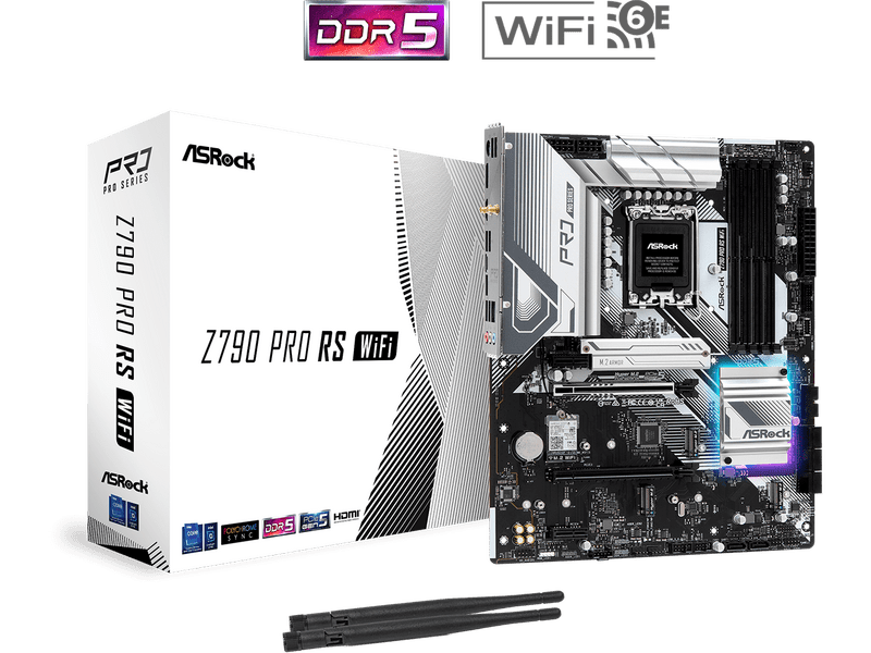 ASRock Z790 Pro RS WiFi Intel Z790 ATX Alaplap