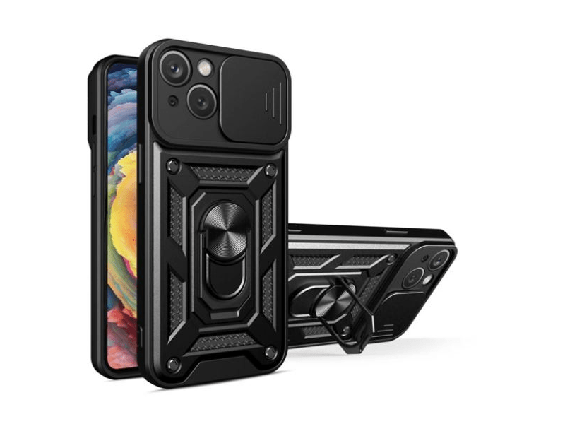 Gigapack Apple iPhone 15 Plus Defender tok, fekete (144783)