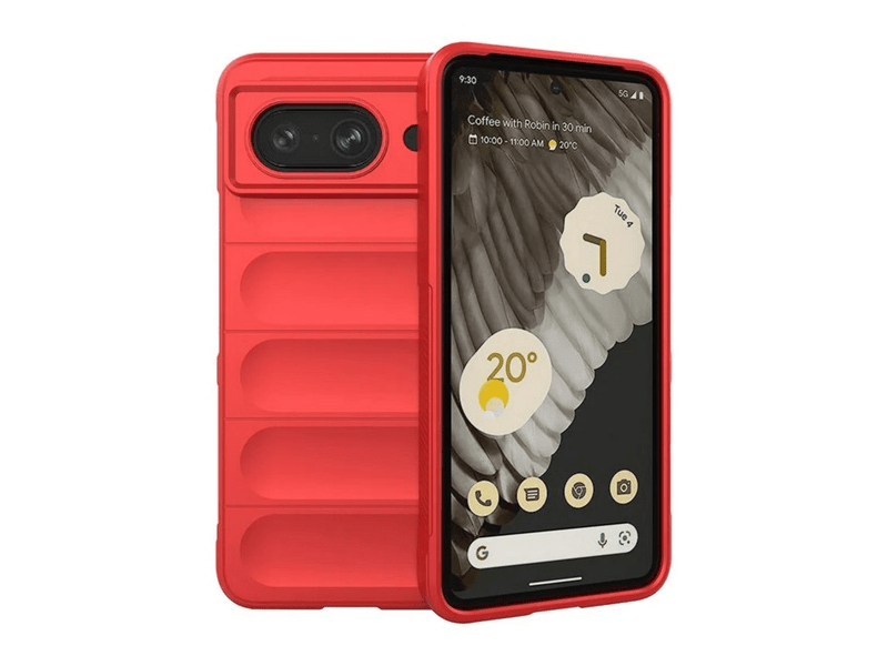 Gigapack Google Pixel 8 Szilikon tok, piros (158462)