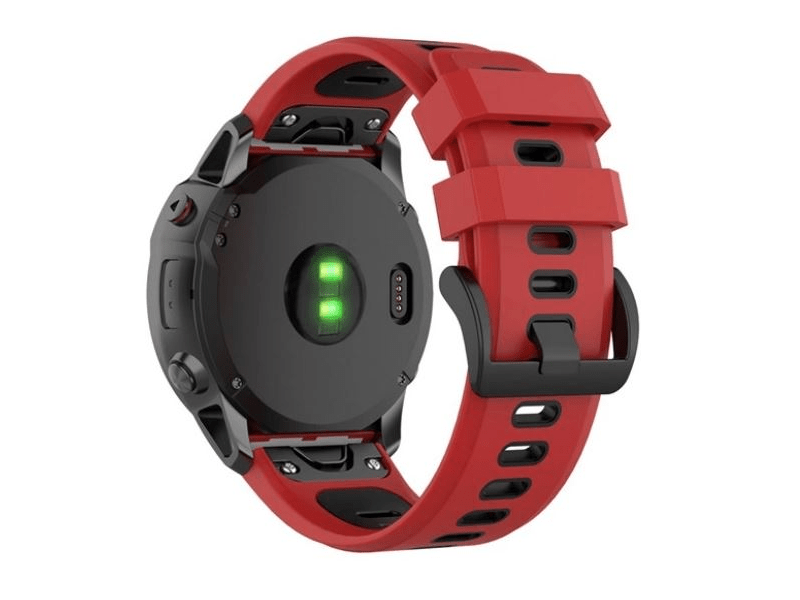 Gigapack Garmin Enduro/Fenix 26mm Pótszíj, piros/fekete (149198)