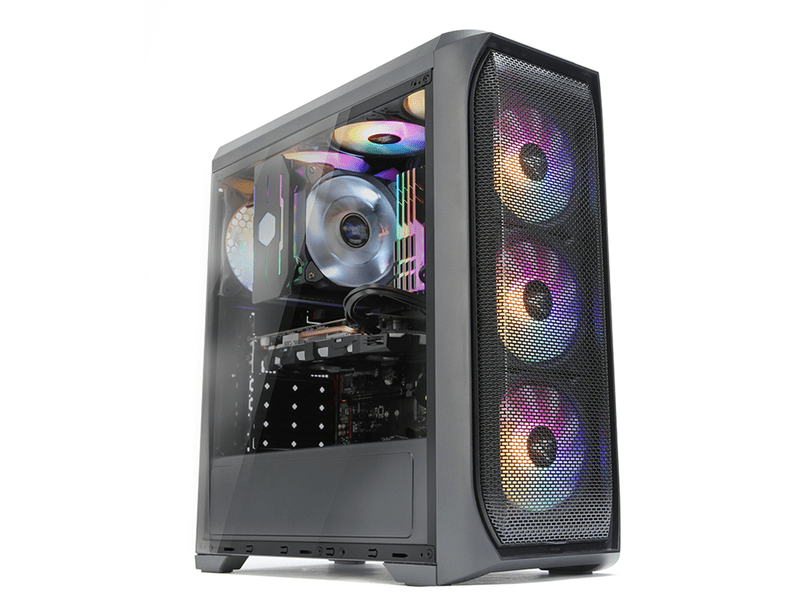 Zalman ház Midi ATX N5 MF  fekete rgb