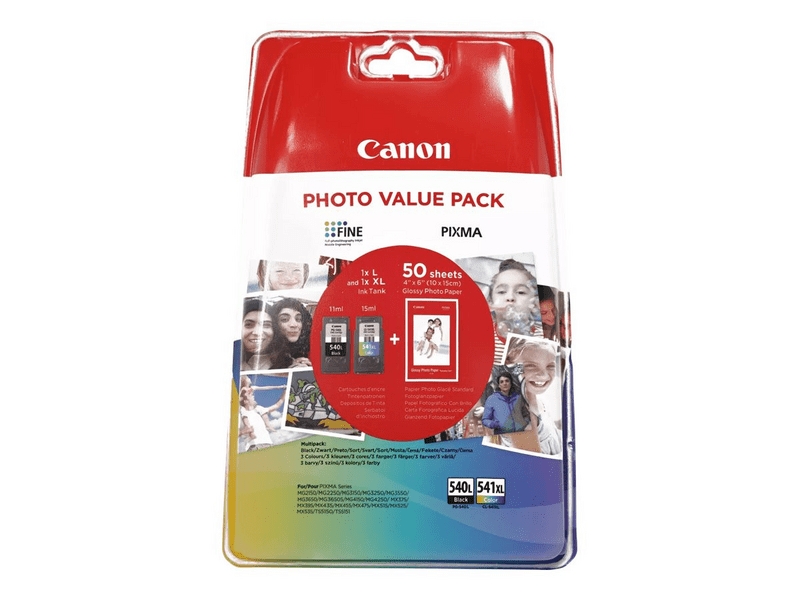 Canon PG-540L/CL-541XL Tintapatron Multipack fotópapírral