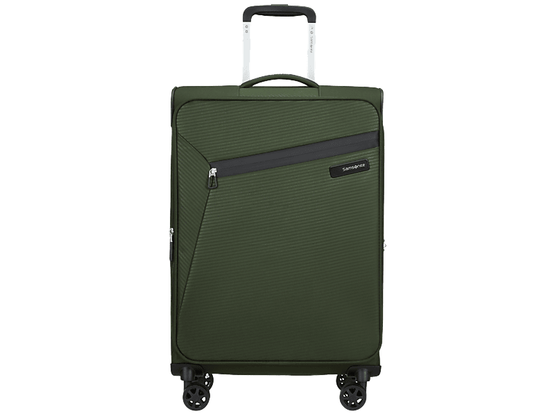 Samsonite Litebeam Spinner Bővíthető bőrönd, 66 cm, sötétzöld (146853-9199)