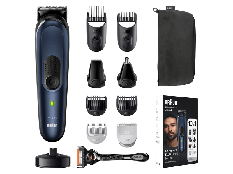 Braun MGK 7410 Multifunkcionalni set za uklanjanje dlačica s tijela za muškarce