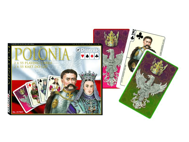 Piatnik Polonia franciakártya csomag, 2 pakli (217647)