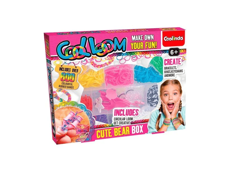 Paulinda Cool Loom set za izradu gumenih narukvica - Medvjedić (0003)